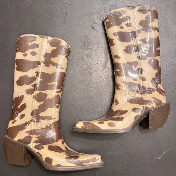 Donald Pliner Shoes - Donald J Pliner Cow Hide Rain Boots! SO CUTE Perfect for Spring! Size 8